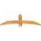 Ekena Millwork Bellingham Rough Sawn Timber Gable Bracket, Western Red Cedar, 48"W x 18"H x 2"D x 4"F, 9/12 Pitch GBW048X18X0204BEL00RWR - alternate 5